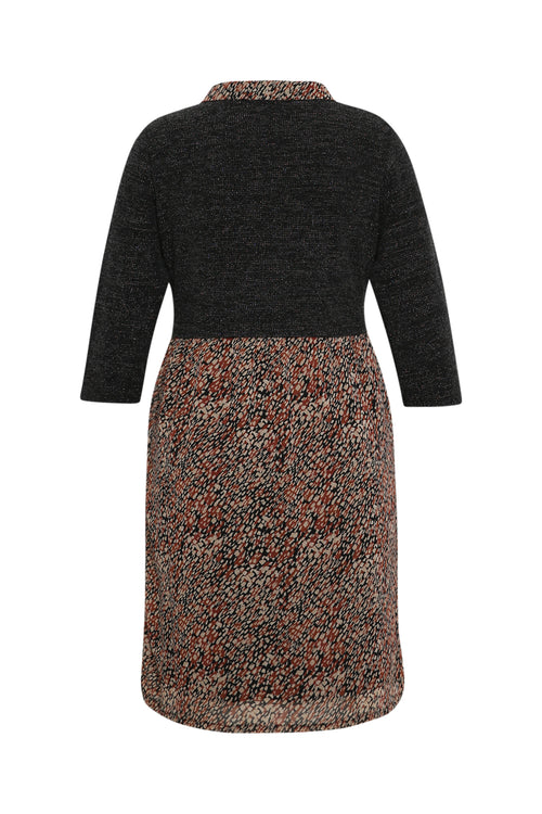 2-in-1 jurk met grafische print-Paprika-9