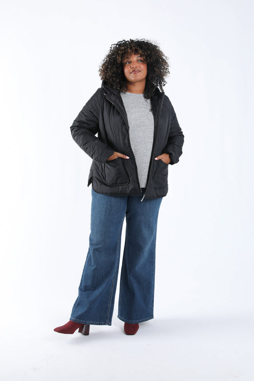 T-shirt maille chaude uni avec détail bijoux-Paprika-7