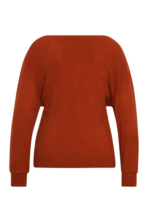 Cardigan uni-Paprika-8