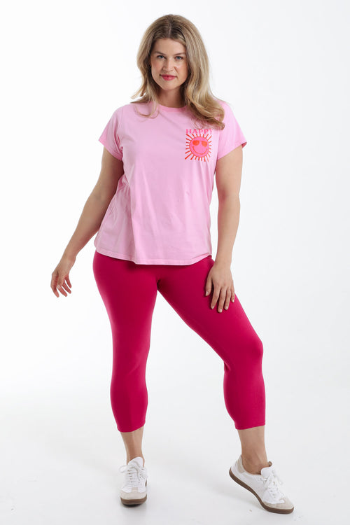 Legging 3/4 en coton bio-Paprika-8