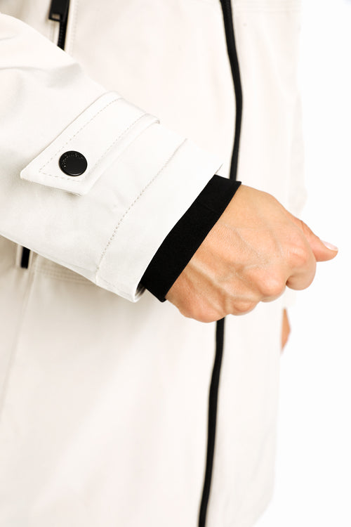 Parka unie avec capuche-Paprika-4