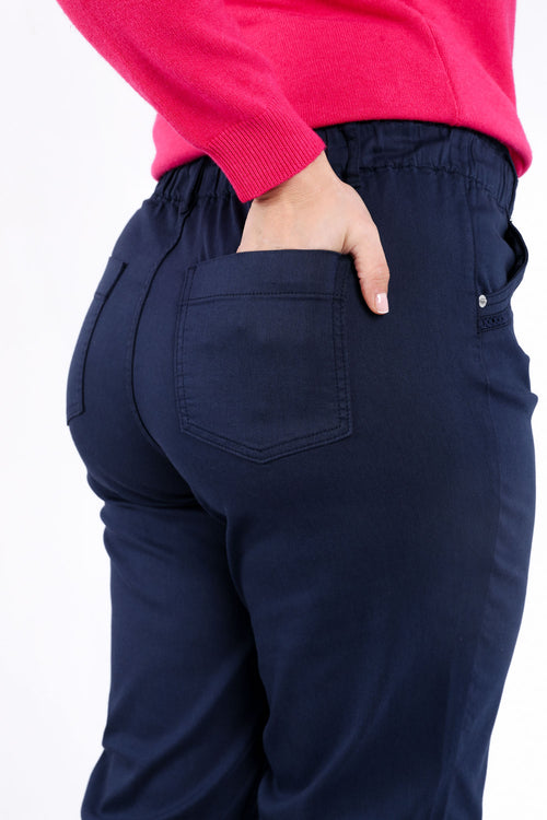 Effen katoenen chino-Paprika-1