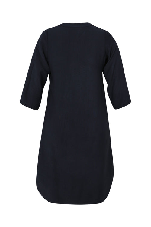 Robe tunique unie-Paprika-11