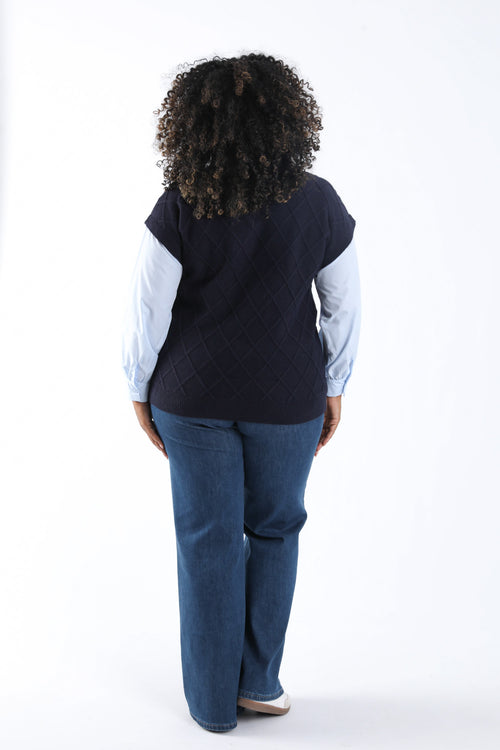 Marineblauw / 46/48-Paprika-1