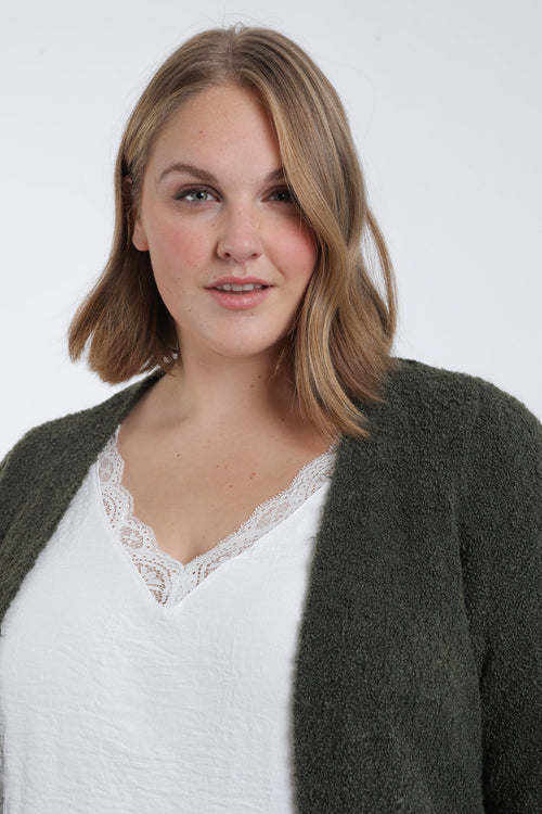 Effen gilet-Paprika-1