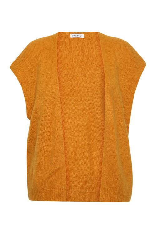 Gilet sans manches uni-Paprika-4