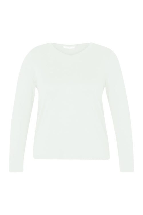 T-shirt basique uni en viscose-Paprika-1