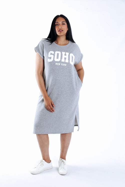 Robe t-shirt imprimé Soho-Paprika-7