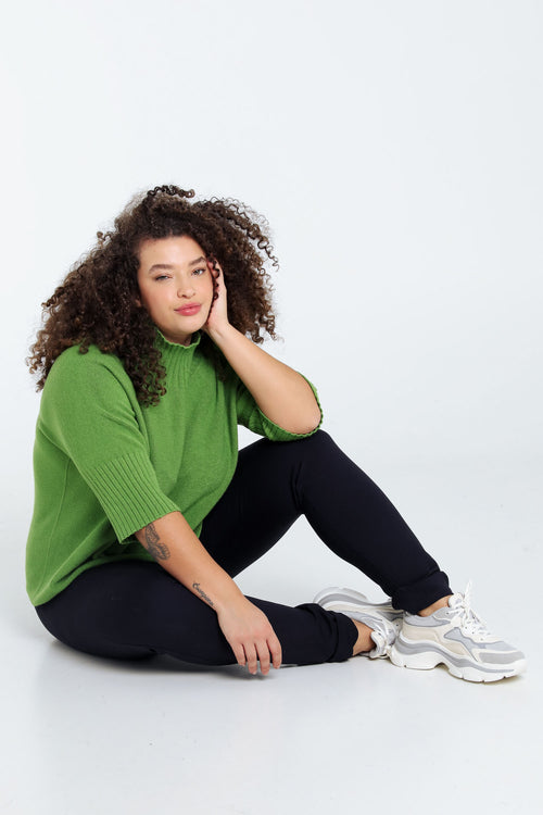 Pull uni en viscose-Paprika-8