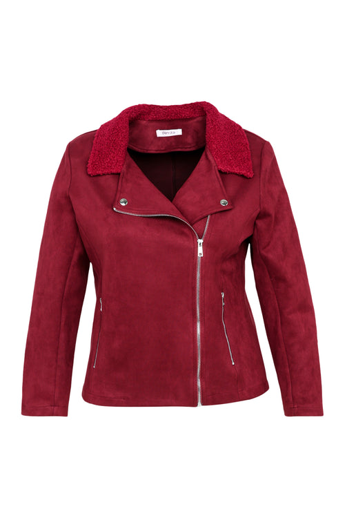 Perfecto uni col bouclette-Paprika-10