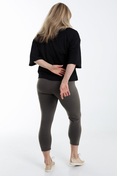 Legging 3/4 en coton bio-Paprika-2