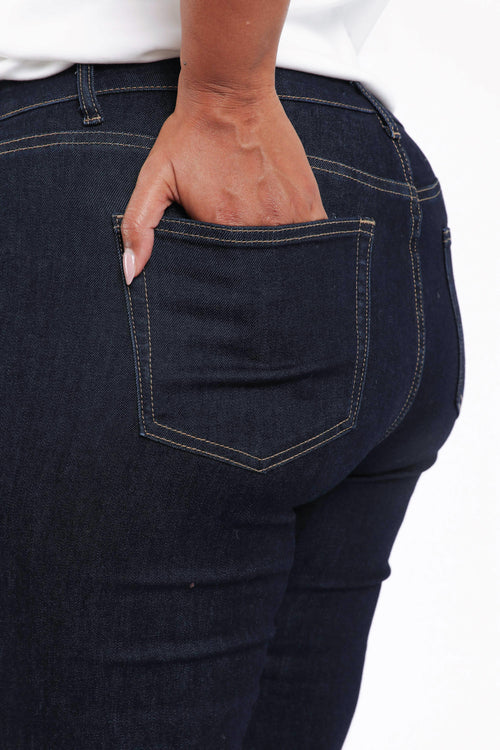 Jeans bootleg Lara L34-Paprika-5