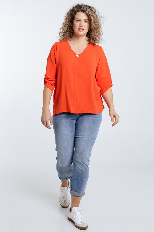 Blouse unie-Paprika-7