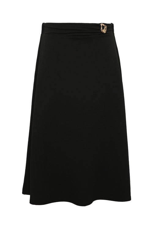 Effen gebreide rok-Paprika-1