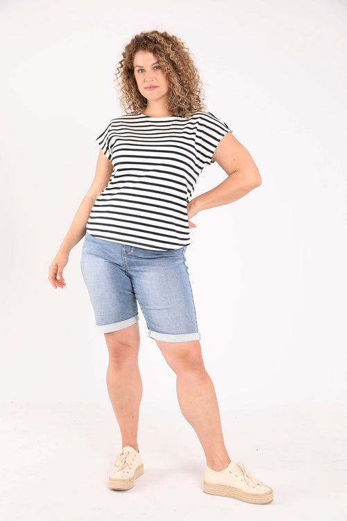 Gestreept T-shirt-Paprika-8