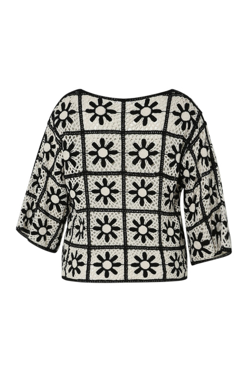 Pull macramé bicolore-Paprika-11
