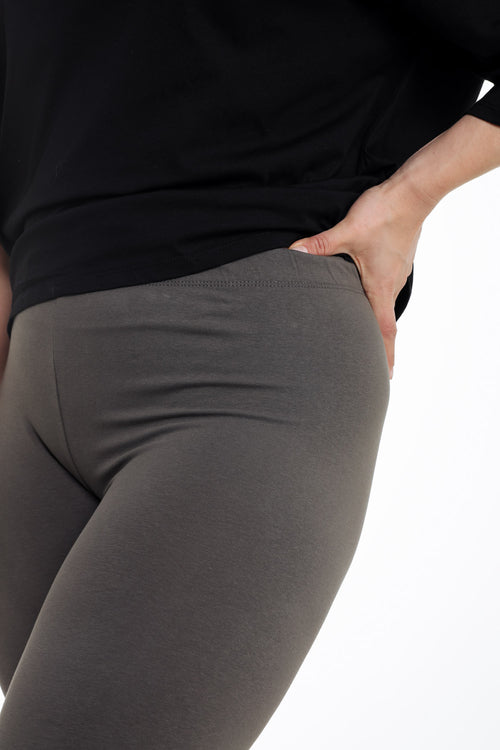 Legging 3/4 en coton bio-Paprika-3