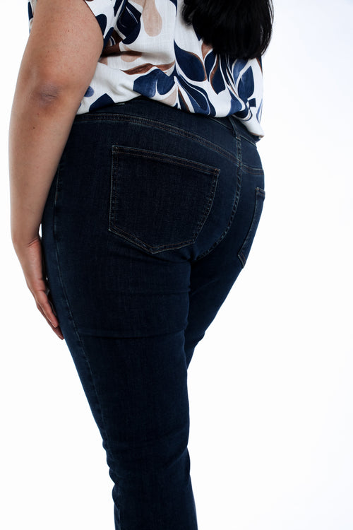 Slim fit jeans Louise L30-Paprika-4