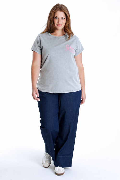 T-shirt van katoen met print Cia Bella-Paprika-8