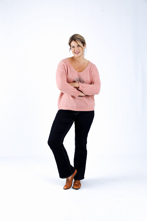 Pull imprimé arbre de vie-Paprika-7