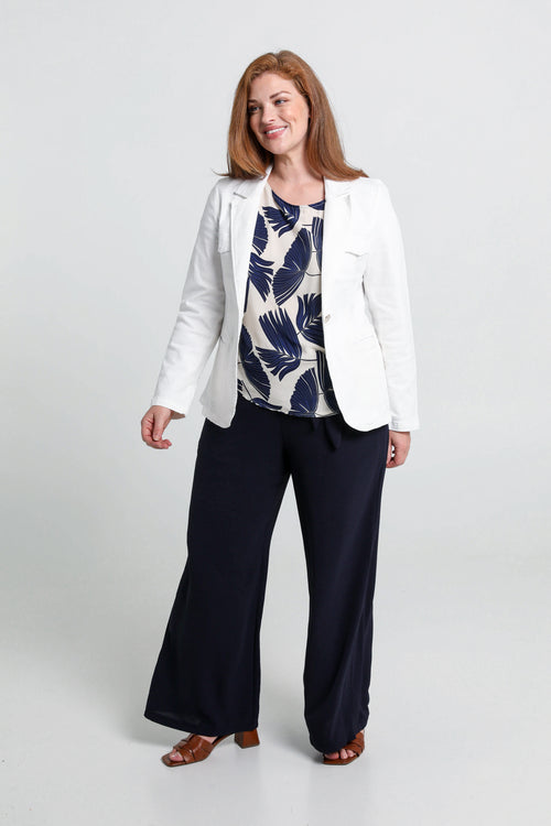 Blazer en coton-Paprika-8