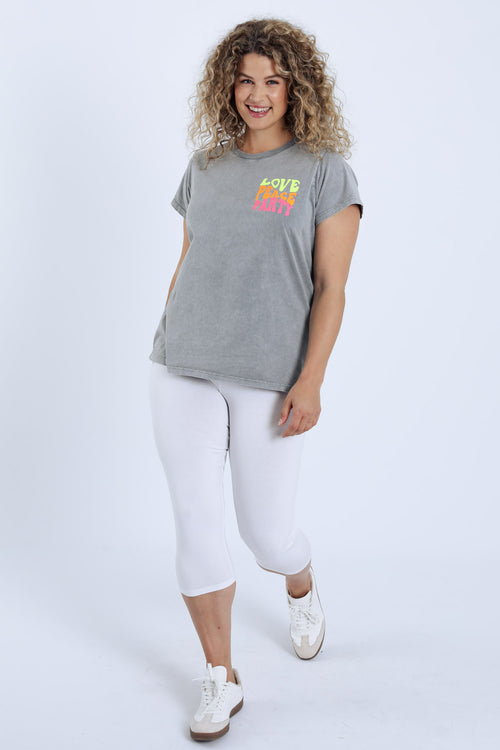 Corsaire legging en coton uni-Paprika-7