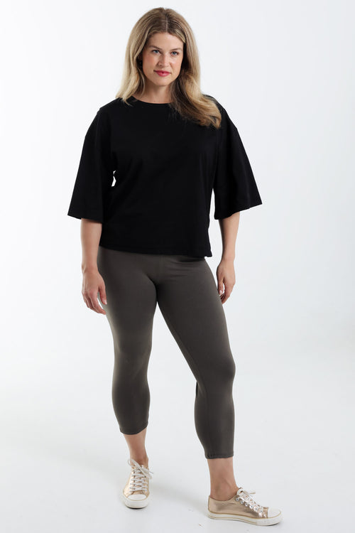 Legging 3/4 en coton bio-Paprika-8
