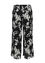 Pantalon plissé à motif floral