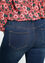 Gewassen slim jeans 'Louise' L34 met juweelriem