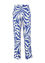 Lange broek met palmblad print