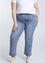Rechte 7/8-jeans 'Mia' met strass