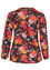 T-shirt maille chaude imprimé floral, multicolor