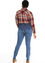 Slim jeans 'Louise' L34 met hoge taille