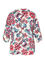 Lange blouse in viscose met bloemenmotief