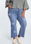 Rechte 7/8-jeans 'Mia' met vlinderprint
